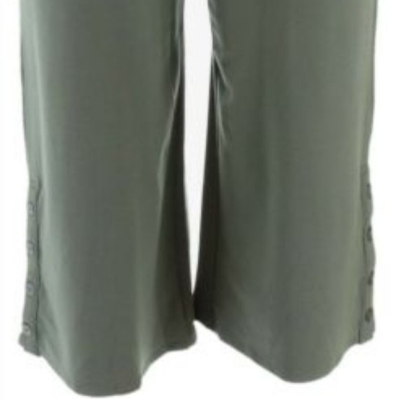 NWT LISA RINNA HEM DETAIL CULOTTES PANTS XXS - Picture 3 of 11